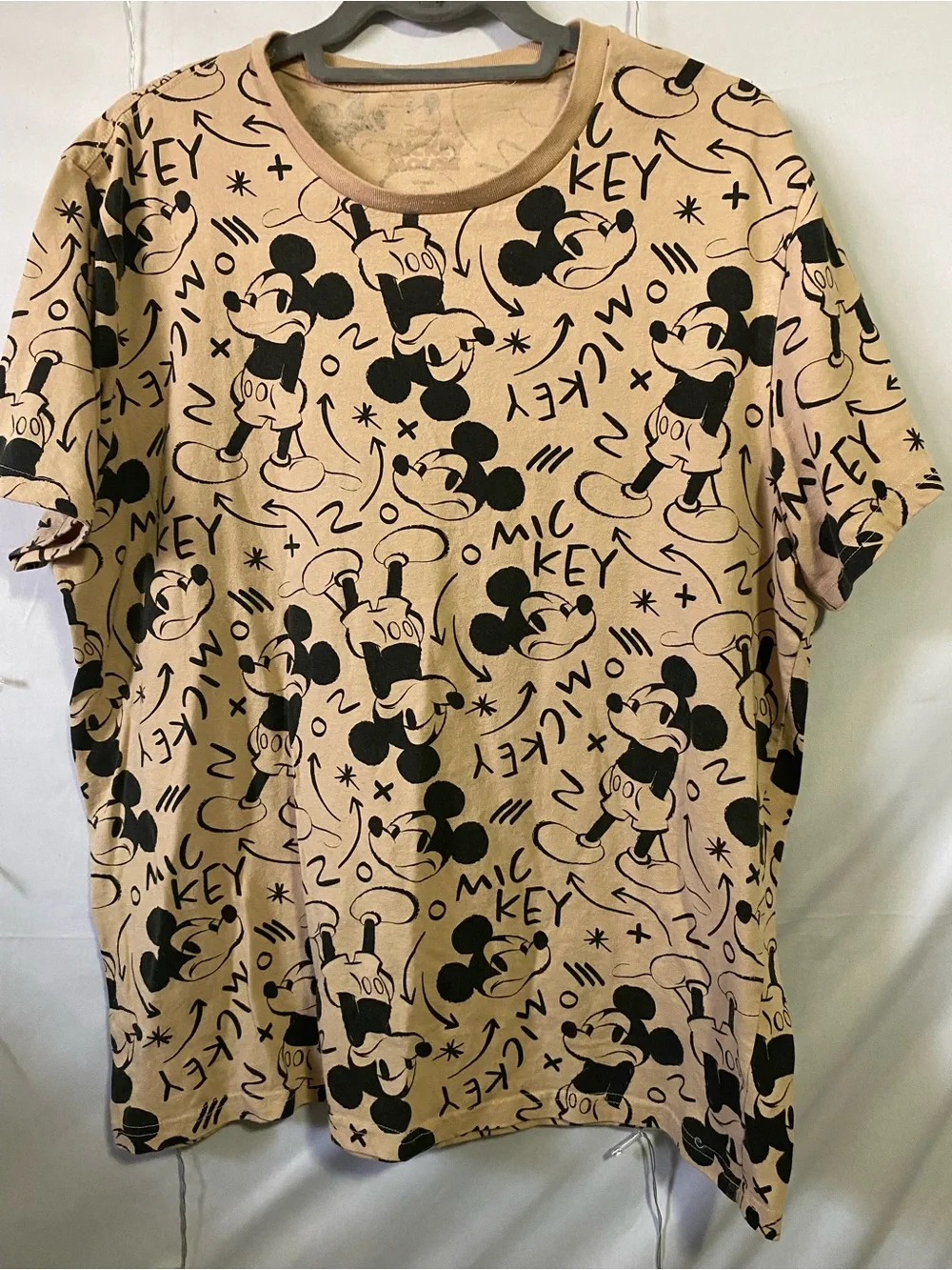 Mickey Mouse Beige Kids Graphic Tee